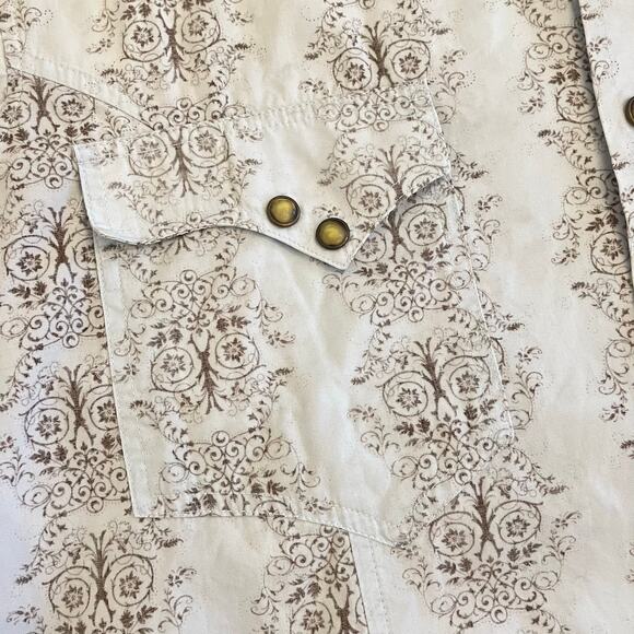 Panhandle Slim Brooks & Dunn Collection Shirt Mens M Western Pearl Snap Blue - Picture 12 of 16